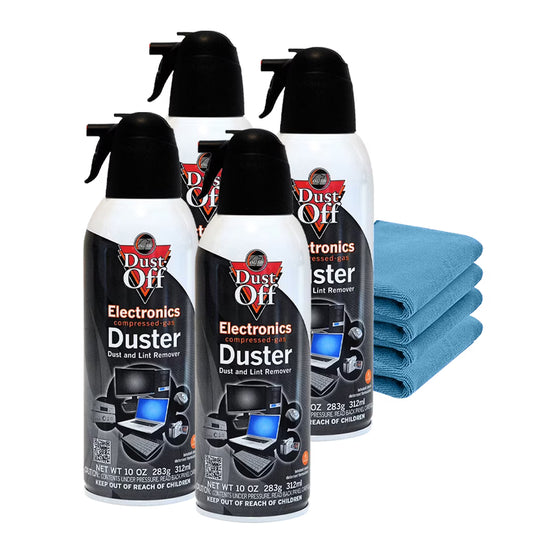 Dust-Off Compressed Air Duster 10oz 4-Pack