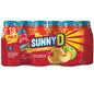 SUNNYD Fruit Punch Shelf Stable Juice Drink, 18 Count, 6.75 fl oz Bottles